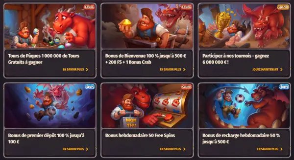 Découvrez les Avantages de l'Expérience de Casino en Ligne Dragonia en France Découvrez les Avantages de l'Expérience de Casino en Ligne Dragonia en France